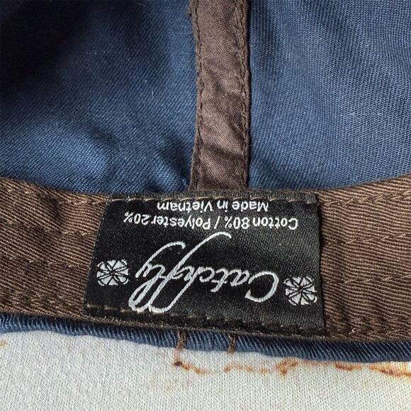 Catchfly Unisex Velvet Cactus Embroidered Snapback Cap Multicolor - Picture 6 of 6